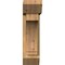 Ekena Millwork Imperial Slat Rough Sawn Bracket w/ Offset Brace, Western Red Cedar, 6"W x 18"D x 22"H BKT0604X18X22IMP06RWR - alternate 4